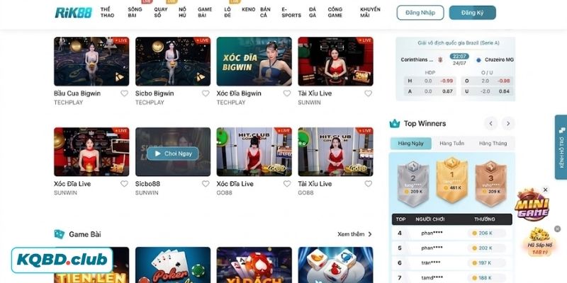 Game bài hấp dẫn
