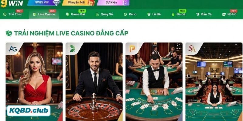 Live Casino là trò chơi ăn khách tại nhà cái