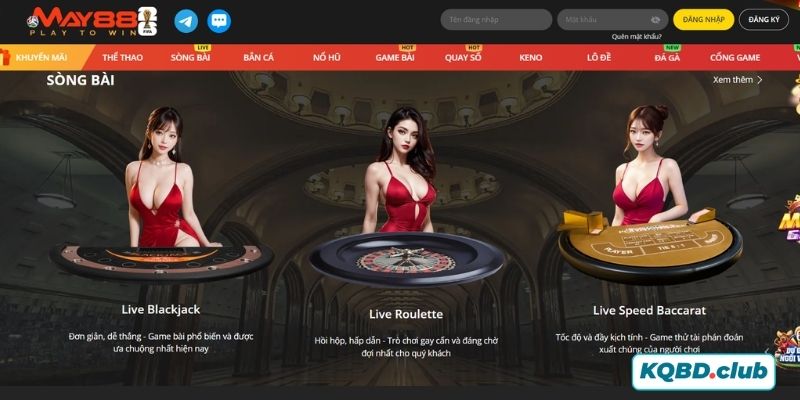 Sân chơi có giao diện tối giản