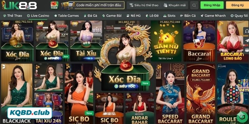 Sảnh Casino thời thượng