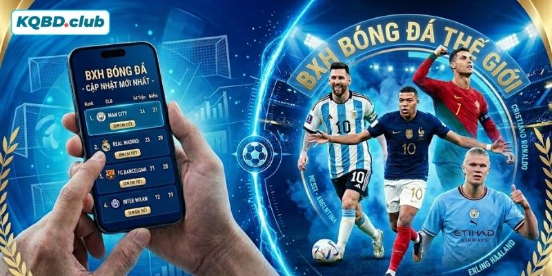 Tra cứu bảng xếp hạng đơn giản chỉ với vài cú click chuột