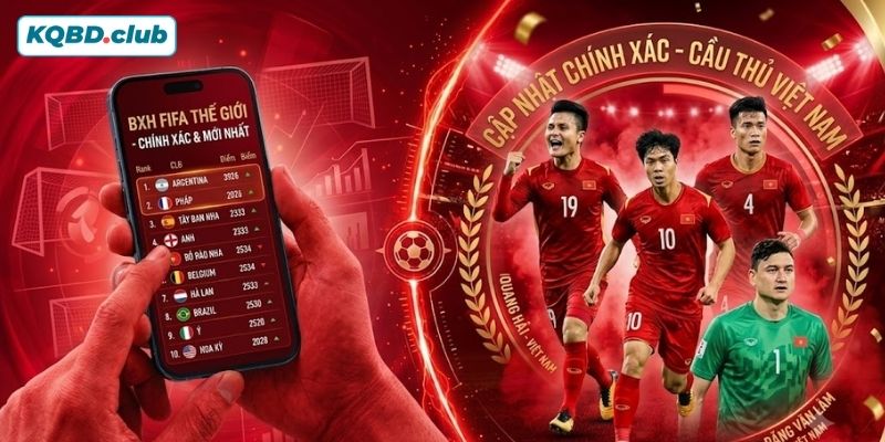 Việt Nam xếp thứ mấy trên BXH FIFA?